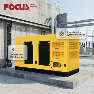 Groupe électrogène diesel Perkins à refroidissement par eau de 20 kVA à 300 kVA, 50 Hz 60 Hz, protection IP23