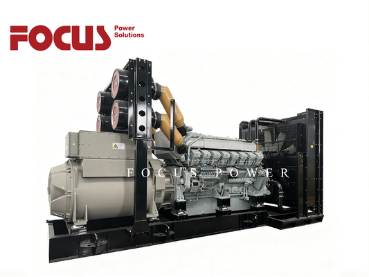 Buy Mitsubishi Container Diesel Generator Set 380V 50HZ 800kw Super Quiet Electric Generator online manufacture