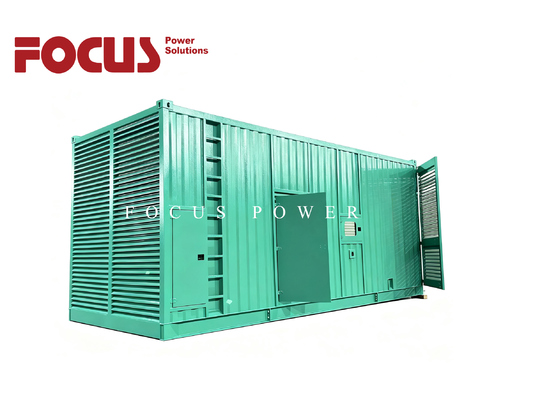 Buy Cummins KTA38-G9A Powered Generator 1250kVA 1000kW 20ft Containerised Generator Set online manufacture