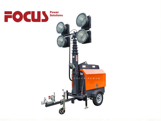 Mua Tháp chiếu sáng di động Kubota sử dụng ngoài trời với động cơ D1105-E2BG, cột đèn 9 mét online manufacture