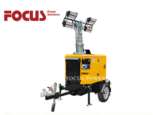 acheter Tour d'éclairage mobile LED 350W, hauteur 8,2 m, avec moteur diesel refroidi par air online manufacture