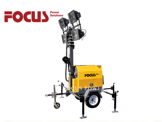 kaufen 1000W Metallhalogen-Lampen-Lichtmast-Mobilstruktur, dieselbetrieben online manufacture