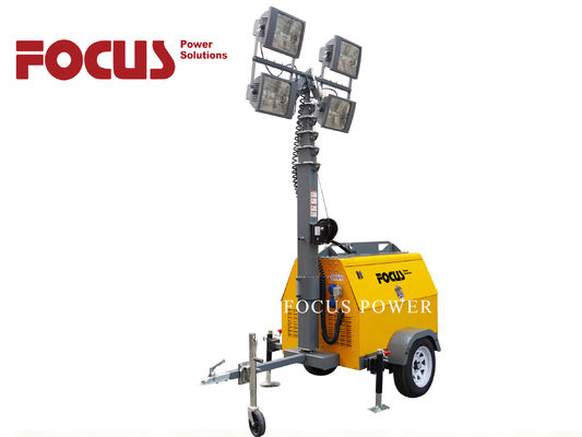 Mua Tháp chiếu sáng di động cao 8.2M với đèn Metal Halide 1000W Động cơ KUBOTA Z482 online manufacture