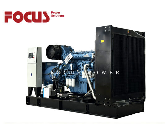 comprar Generador de energía de refrigeración por agua de tipo abierto de 500KW con motor Weichai 6M33D633E200 para uso industrial Fabricación en línea