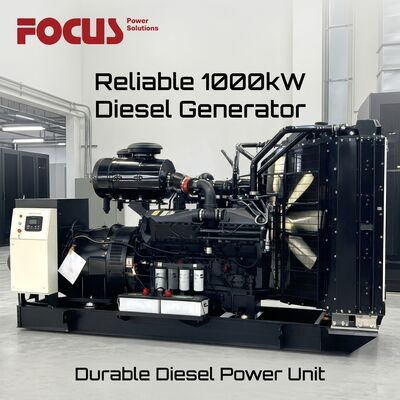 satın al Özel 1250KVA 1000kW Cummins Jeneratör Seti KTA38-G9A Açık Tip Dizel Jeneratör Çevrimiçi üretim