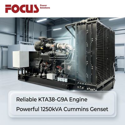 kopen 1250kVA Open Cummins Diesel Genset KTA38-G9A Motor Aangedreven Watergekoeld online vervaardiging