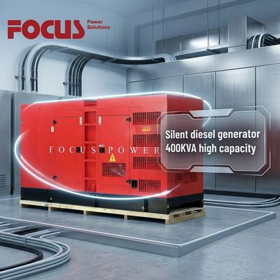comprare Generatore diesel silenzioso da 400 KVA con motore Cummins NTAA855-G7A per soluzioni energetiche a basso rumore fabbricazione online