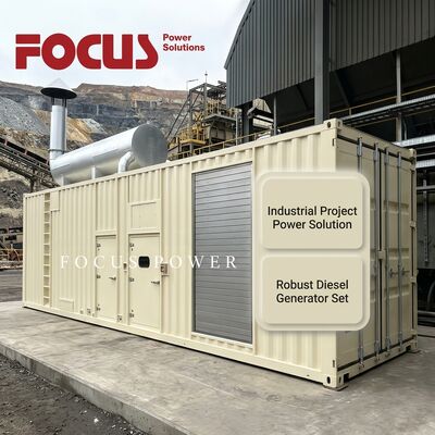 Buy 40ft Containerized 2500kVA Diesel Generator Set with QSK60-G23 Engine for Prime Power in Mining & Industrial Projects online manufacture