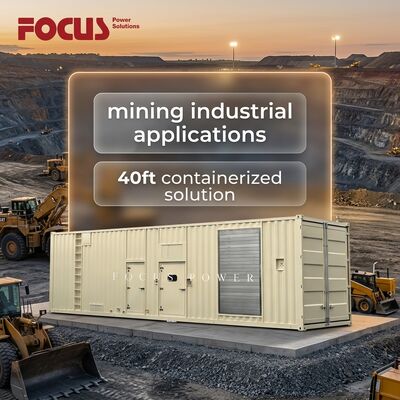 Buy 2500kVA Prime Power Containerized Diesel Generator with QSK60-G23 Engine for 40ft Mining & Industrial Genset online manufacture