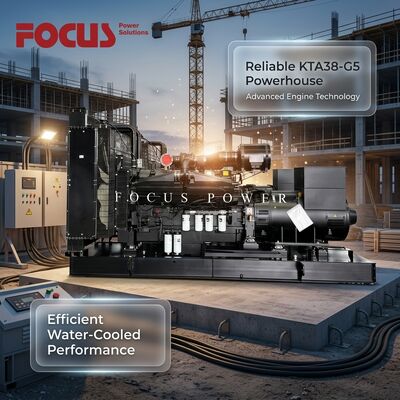 kopen 1000kVA 800kW Prime Power Aggregaat met KTA38-G5 Motor en Waterkoeling voor Bouwprojecten online vervaardiging