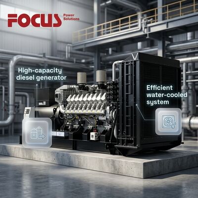 comprare Set di generatori diesel SDEC 2500kVA con motore 16KTA76-G33 e raffreddamento ad acqua per energia industriale fabbricazione online