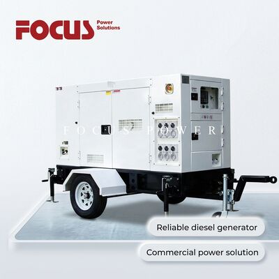 comprare Generatore diesel carrellato per uso commerciale da 100 kW con motore CUMMINS 6BTAA5.9-G2 fabbricazione online