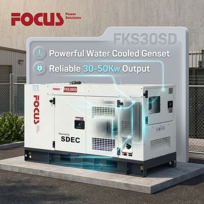 Buy Silent SDEC Diesel Generator Set 30Kw 40Kw 50Kw Water Cooled Genset online manufacture
