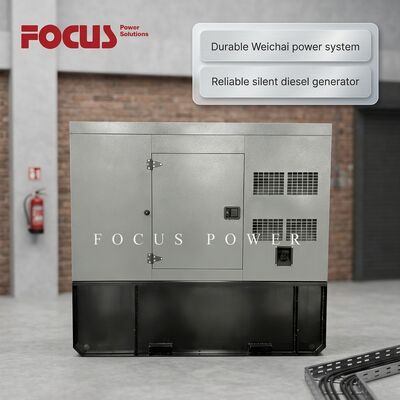 Buy Weichai Diesel Generator Set 110kw 120kw 130kw Silent Type With Water Cooled System online manufacture