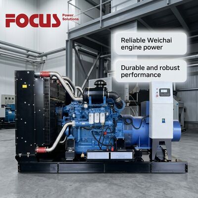 comprar Grupo electrógeno diésel Weichai Engine 400kw 500 Kva, diseño compacto, tipo silencioso, grupo electrógeno Fabricación en línea
