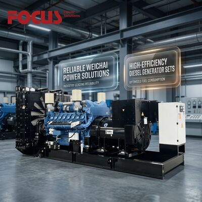 ซื้อ ชุดเครื่องกำเนิดไฟฟ้าดีเซล Weichai สำหรับอุตสาหกรรม ขนาด 100kw ถึง 1500KW, เครื่องกำเนิดไฟฟ้า Weichai แบบเงียบ การผลิตออนไลน์