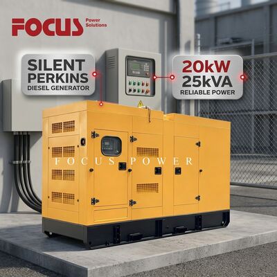 Buy 20kw 25kva 25kw Silent Perkins Diesel Genset With Engine 404D-22G Automatic Start 60Hz online manufacture