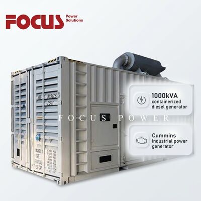kaufen Cummins 1000kVA 800kW Diesel Generator Set KTA50-G3 Motor Container Genset Kundenspezifisch Online-Herstellung