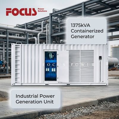 Αγορά Σετ γεννήτριας 1375kVA 1100kW Cummins με κινητήρα KTA50-G8, διαμόρφωση σε κοντέινερ 20 ποδών διαδικτυακή κατασκευή