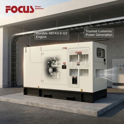 kaufen Cummins 60 kVA Diesel-Generatoraggregat 50 kW 60 kVA 4BTA3.9-G2 angetrieben, geräuschgedämpfte Ausführung mit Haube Online-Herstellung