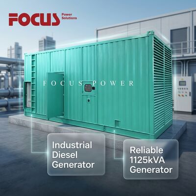 comprare Gruppo elettrogeno diesel containerizzato da 20 piedi da 1125kVA 900kW con motore Cummins KTA38-G9 fabbricazione online