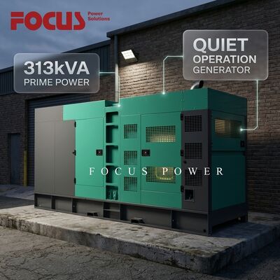 खरीदें 6LTAA9.5-G1 इंजन कमिंस डीजल जनरेटर सेट 313kVA 250kW साइलेंट टाइप ऑनलाइन निर्माण