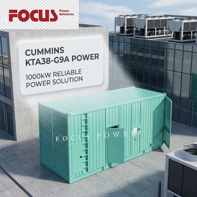 Купить Дизель-генераторная установка Cummins KTA38-G9A, 1250 кВА, 1000 кВт, в 20-футовом контейнере Производство в сети