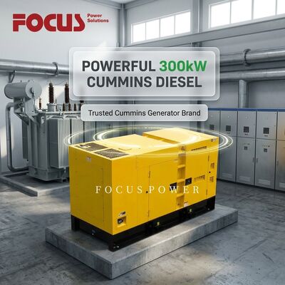 comprare Gruppo elettrogeno diesel Cummins da 300 kW trifase con motore KTA19-G2 per uso industriale fabbricazione online