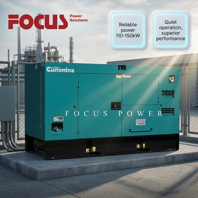 comprare Gruppo elettrogeno diesel CE Cummins 110kw 120kw 130kw 150kw con cabina silenziata fabbricazione online