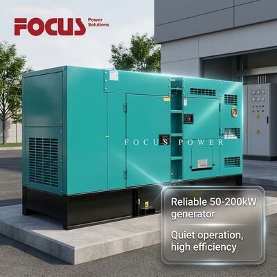 acheter Groupe électrogène diesel silencieux ouvert Cummins 50 kW 80 kW 100 kW 120 kW 160 kW 200 kW 230 V 400 V fabrication en ligne