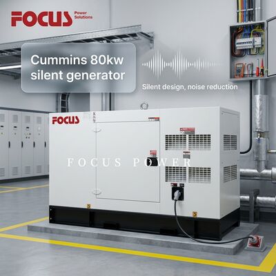 comprar Grupo gerador a diesel Cummins de 80kW 100KVA com motor 6BT5.9-G2 e design silencioso Fabricação em linha