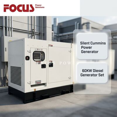 acheter Groupe électrogène diesel silencieux Cummins personnalisé 60KW 75KVA Usage industriel et commercial fabrication en ligne