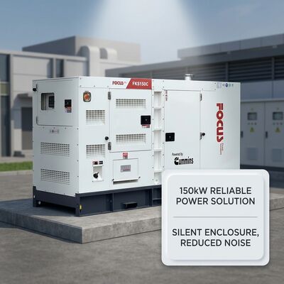 comprar Grupo Gerador Diesel Cummins 150 Kw com Motor 6CTA8.3-G, Design de Gabinete Silencioso Fabricação em linha