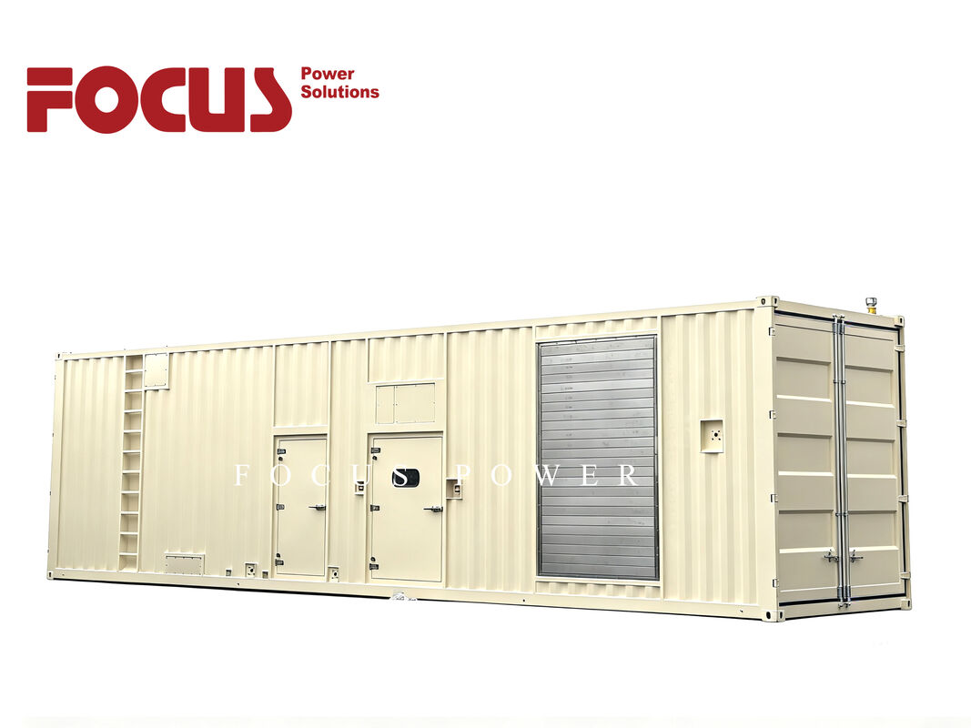 Multiple Containerized Diesel Generators 2500kVA Prime Power Containerized Diesel Generator