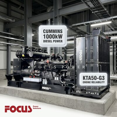 1000kw Cummins Diesel Generator Set with KTA50-G3 Engine